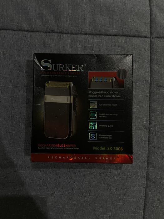 máquina barbear nova