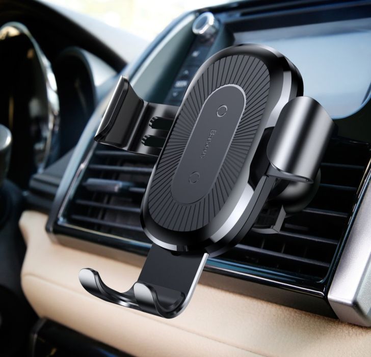 Автотримач з функцією бездротової зарядки Baseus