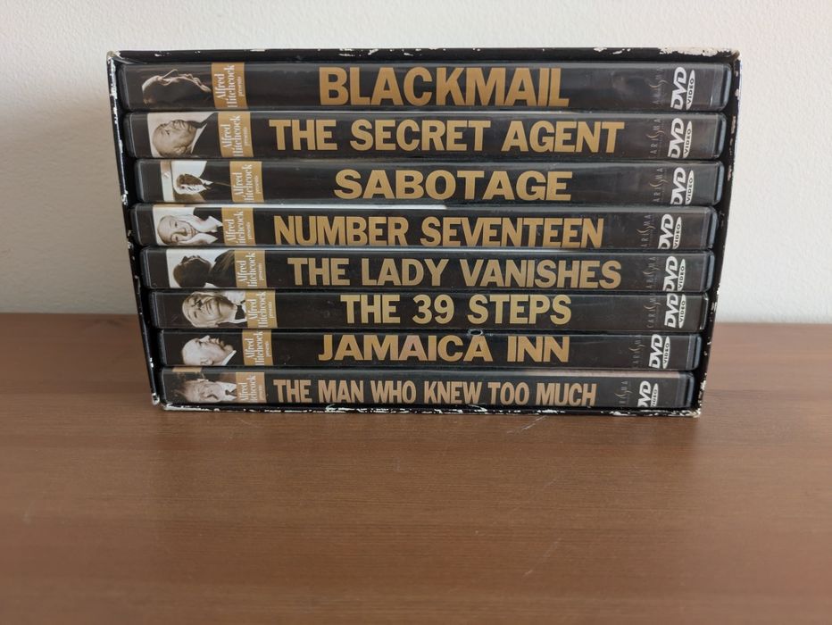 Coleção Completa TVGuia Hitchcock 8 DVDs (Como Novo)
