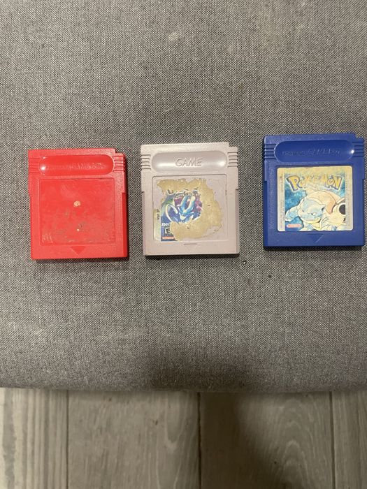Jogo Pokemon Red e Blue crystal