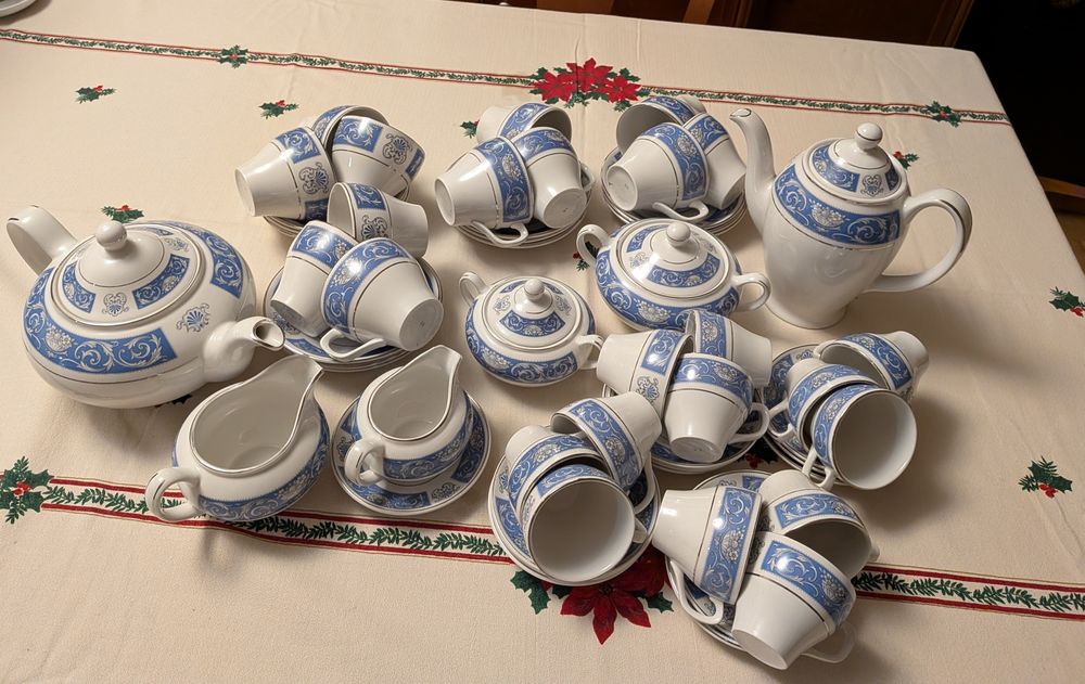 Conjunto chá e café louça inglesa Woods & Sons, completo