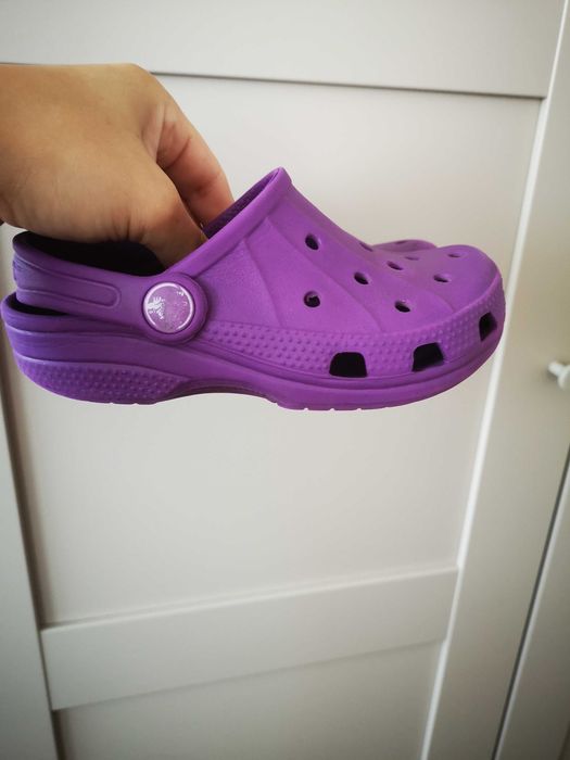 Crocs  buty sandały fioletowe C10/11  27-28