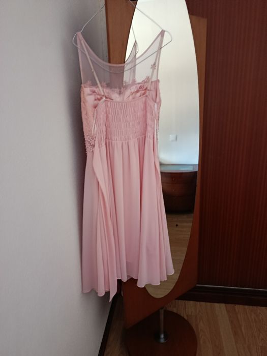 Vestido de cerimónia rosa