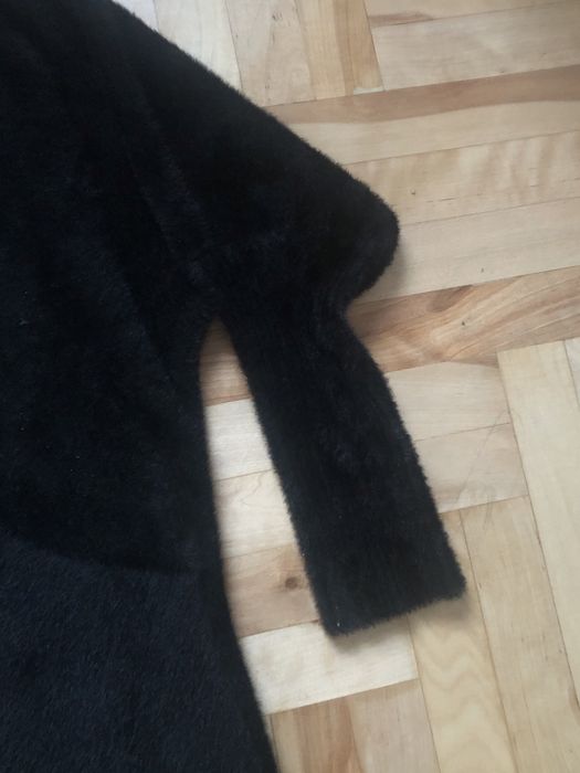 Płaszcz/ kurtka/ sweter oversize Alpaka, czarna