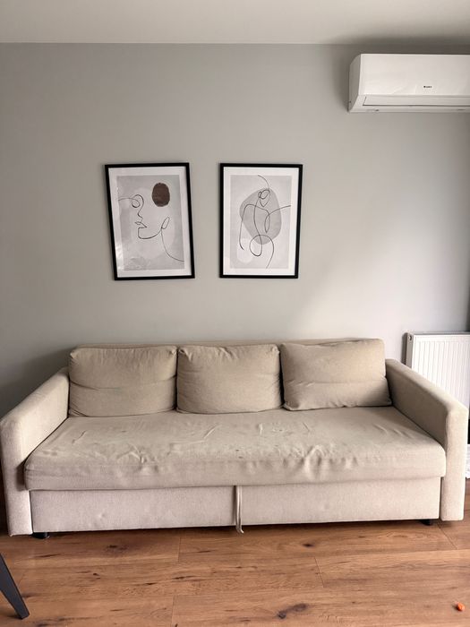Sofa rozkładana z funkcją spania