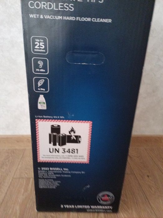 Продам новий Пилосос акумуляторний BISSELL CROSSWAVE HF3 CORDLESS
