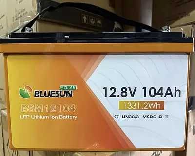 Акумулятор LiFePO4 АКБ 12.8 V В 104 А  батарея аккумуляторная 100Ah Ач