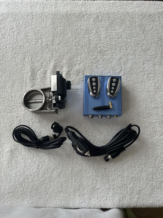 Электрическая заслонка на выхлопную систему автомобиля 51мм