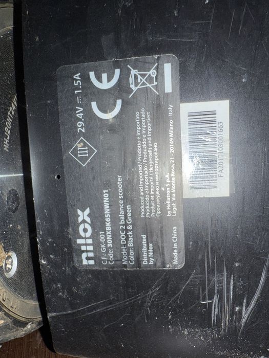Hoverboard Nilox DOC 2 - Preto