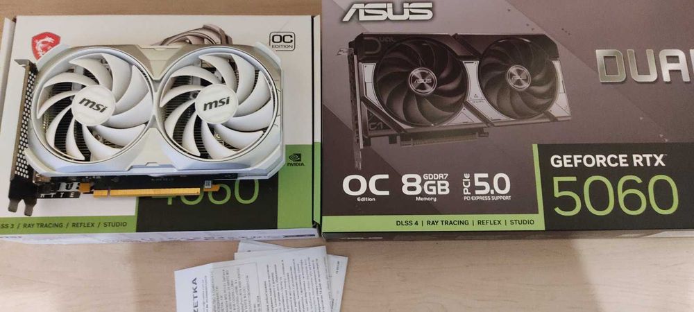 Відеокарта MSI GeForce RTX 4060 VENTUS 2X WHITE 8GB Офіційна гарантія більше року
