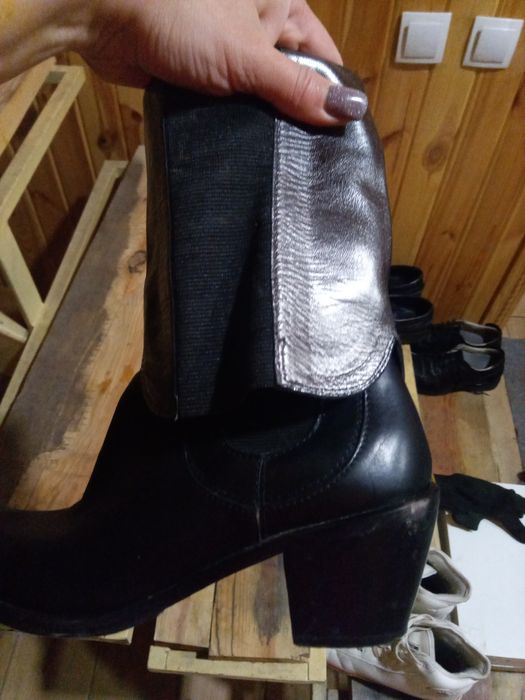 Сапоги жіночі Демі шкіра