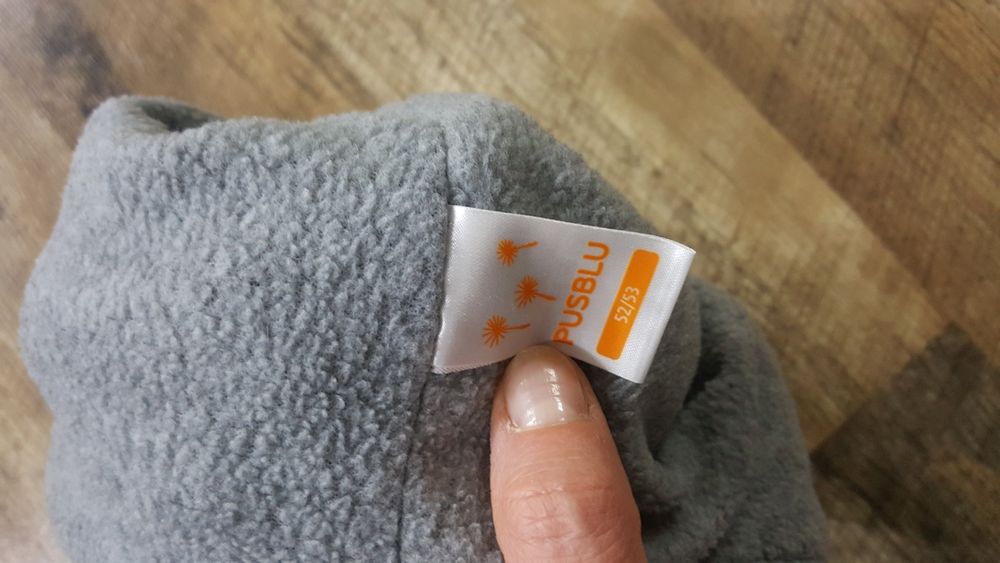 Zimowa czapka 52 53 dla dziewczynki ciepła gruba 104