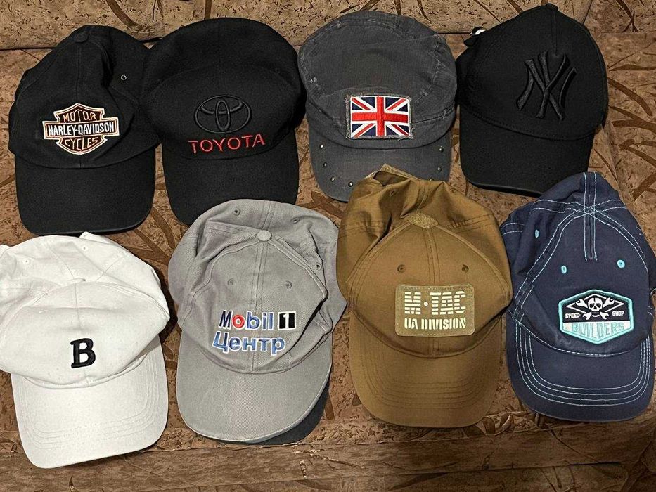 Бейсболки Lonsdale, Toyota, M-Tac, Harley