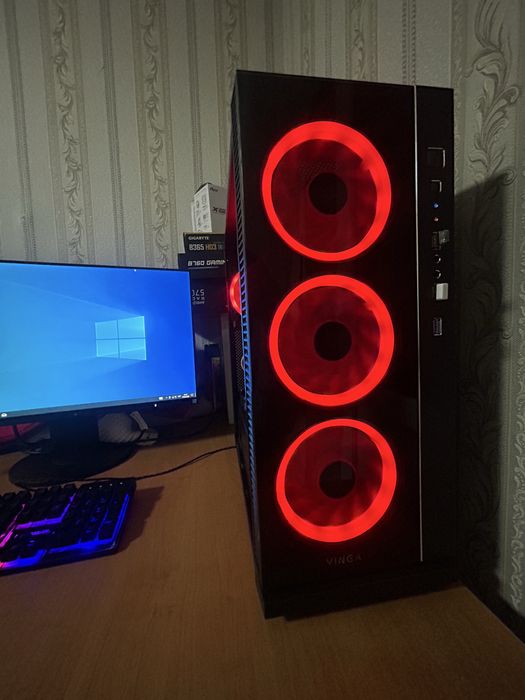 SOYO B450M RYZEN 2600 RX580 8GB 16GB DDR4 (опис)