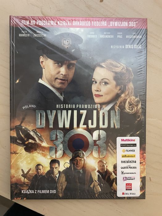 Dywizjon 303. film na DVD. Nowy. Zafoliowany