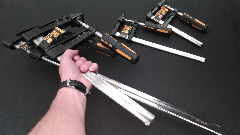 Струбцина столярная реечная TOLSEN-Grip