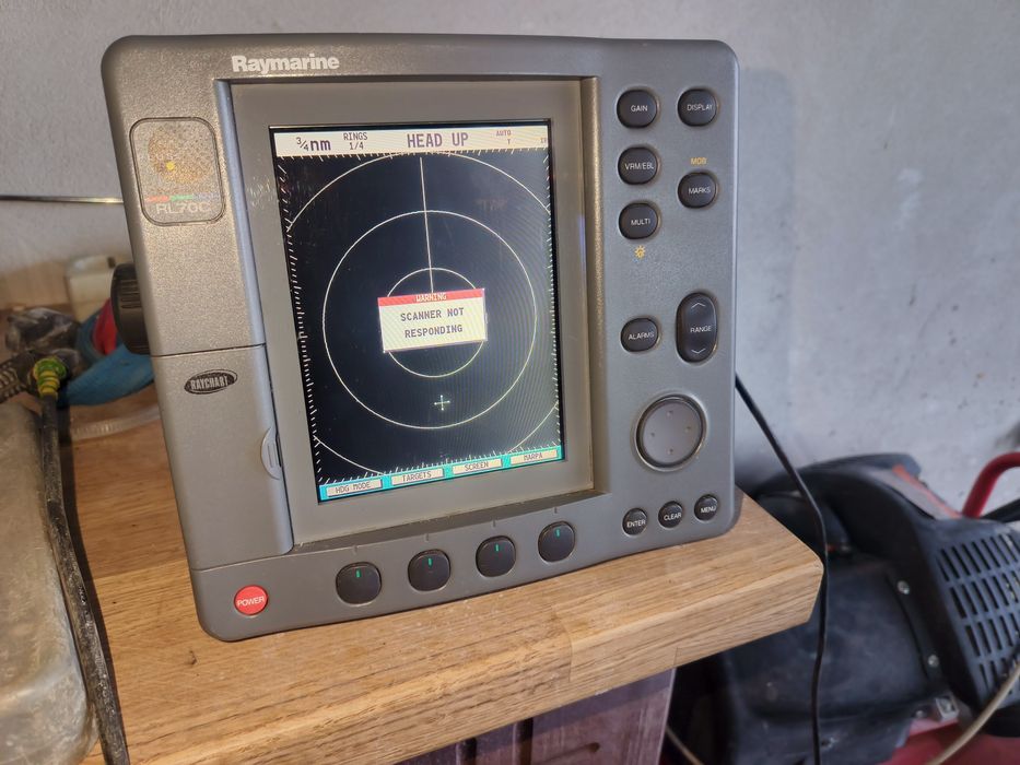 Radar Raymarine 2kw, ekran Rl70c