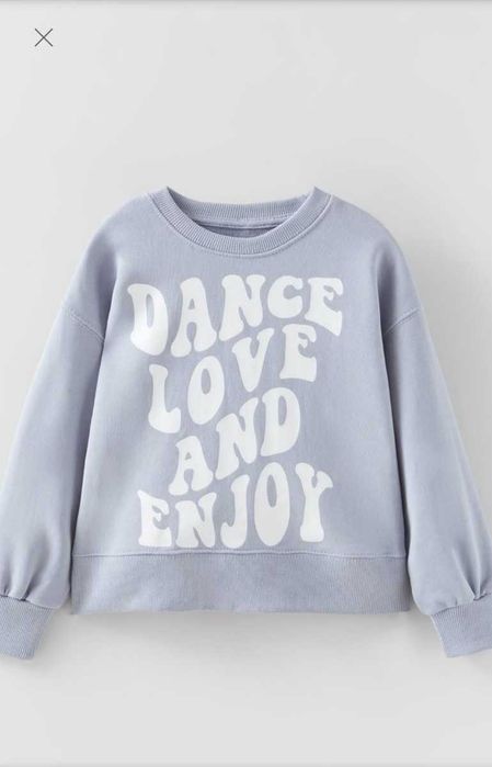Свитшот ZARA реглан худи толстовка кофта світшот худі h&m