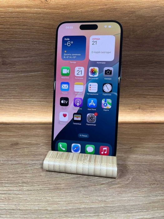 iPhone 15 Pro Max 256 Blue!! АКБ: 90%!! №: 1131! ГАРНИЙ! З США !! Айфон купити оригінал !!