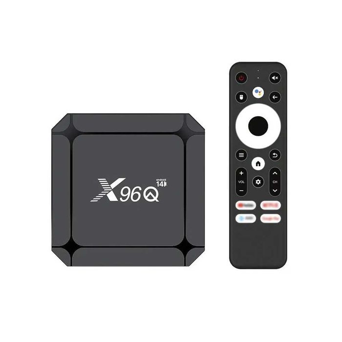 Новая 2К настроенная андроид 14 смарт приставка x96q 2/16 5 ГГц BT5.4