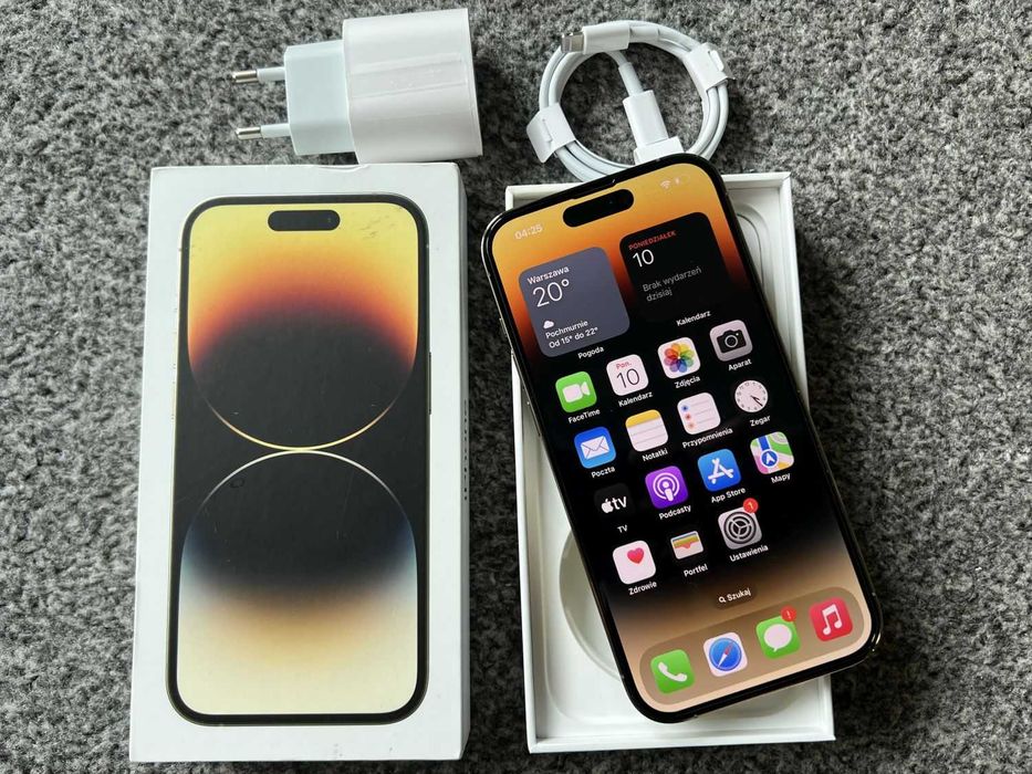 iPhone 14 Pro 1024GB 1TB GOLD ZŁOTY Rose Bat98% + SZKŁO Gwarancja