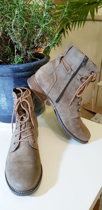 Josef Seibel botki, zamsz brąz/taupe