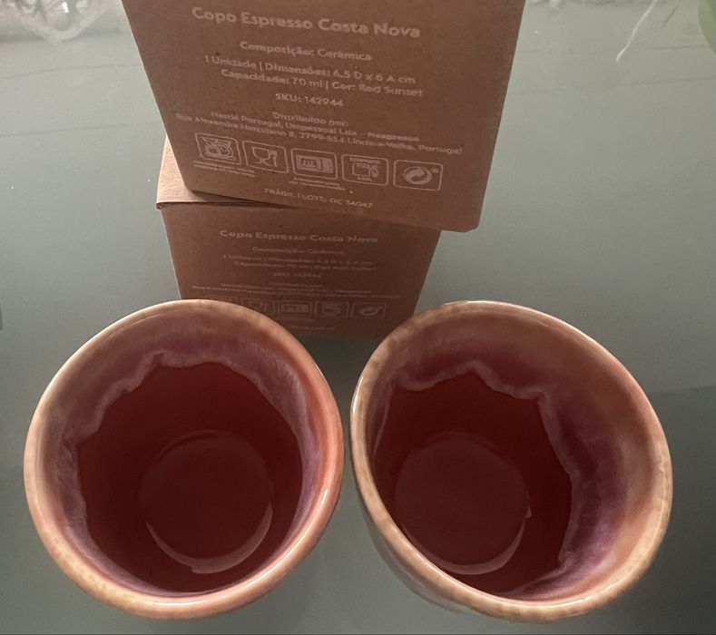 Conjunto 6 chávenas COSTA NOVA