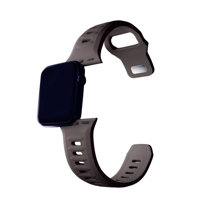 Pasek silikonowy 3mk Silicone Watch … 42 / 44 / 45 / 49 mm - brązowy