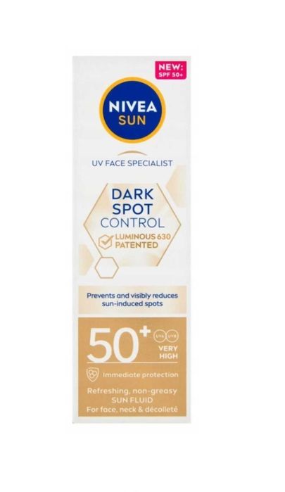 NIVEA SUN LUMINOUS 630 SPF50+ Krem do twarzy Przeciwsłoneczny 40ml