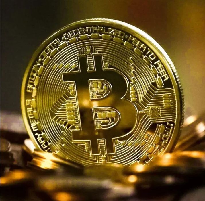 Сувенірна монета Біткоін Bitcoin в наявності