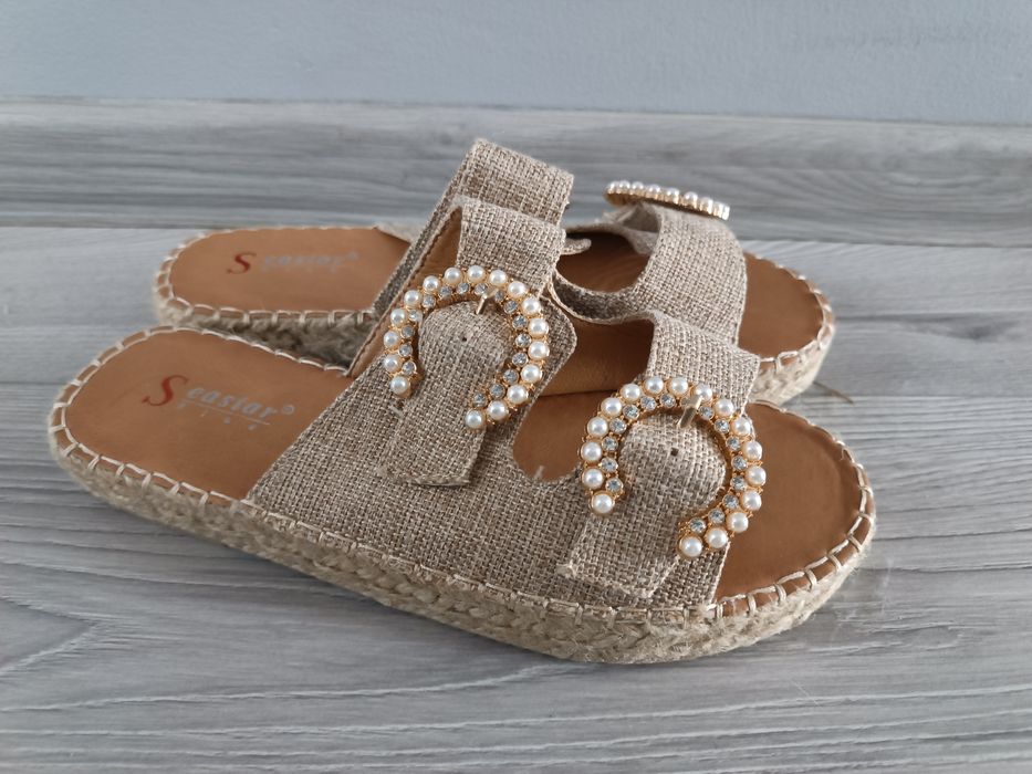 Klapki damskie nowe 39