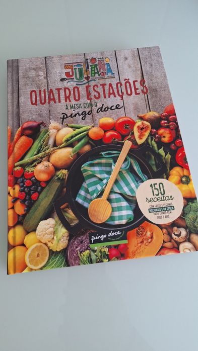 Livro "quatro estações à mesa com o pingo doce
