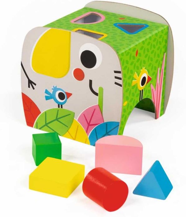 Jumbo 19806 wielokolorowy sorter Słoń