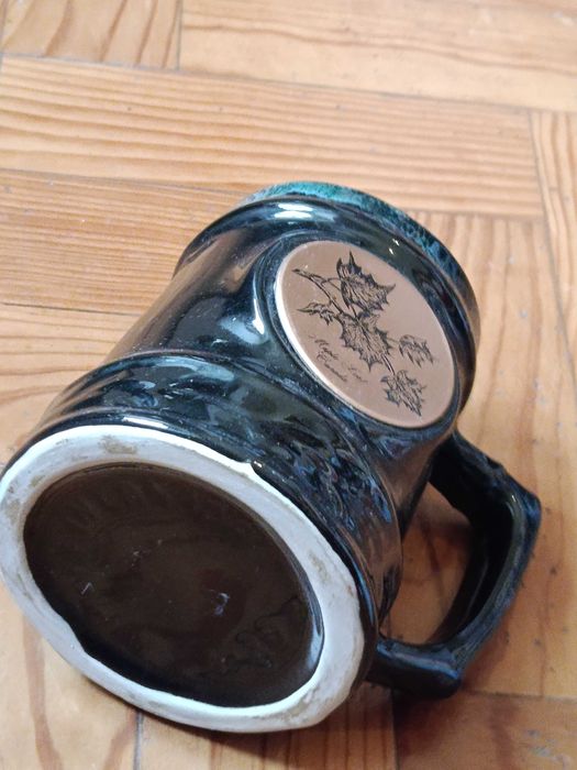 Peças ceramica artesanais pintadas a mao caneca cerveja sidra Canada