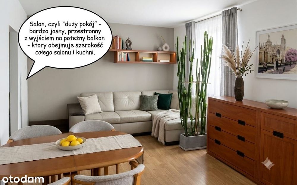 3-pokojowe, jasne mieszkanie 63 m² Jastrzębie-Zdrój, ul. Marusarzówny