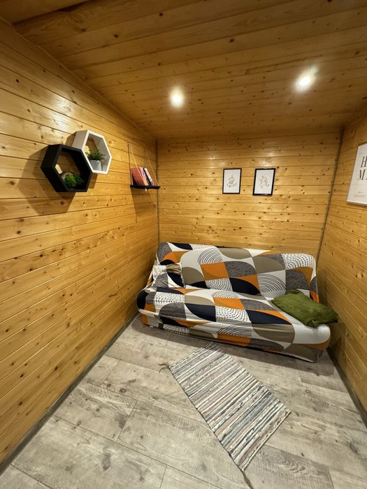 Domek drewniany z tarasem , 6 os. - Kobyla Góra