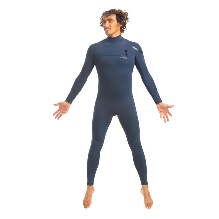 Fato de Surf Homem 900 Neoprene 3/2 mm sem fecho Azul