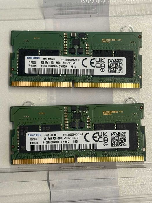 Оперативна пам'ять 16 GB SAMSUNG в ноутбук | SODIMM DDR5-5600 8x2