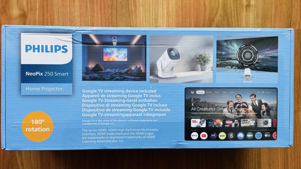 Projektor PHILIPS NeoPix 250 nowy full HD Google TV