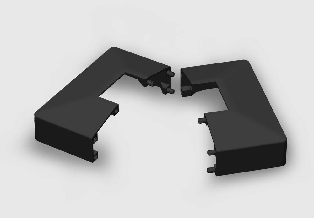 Maskownica do profili – druk 3D, UV odporna, każdy wymiar