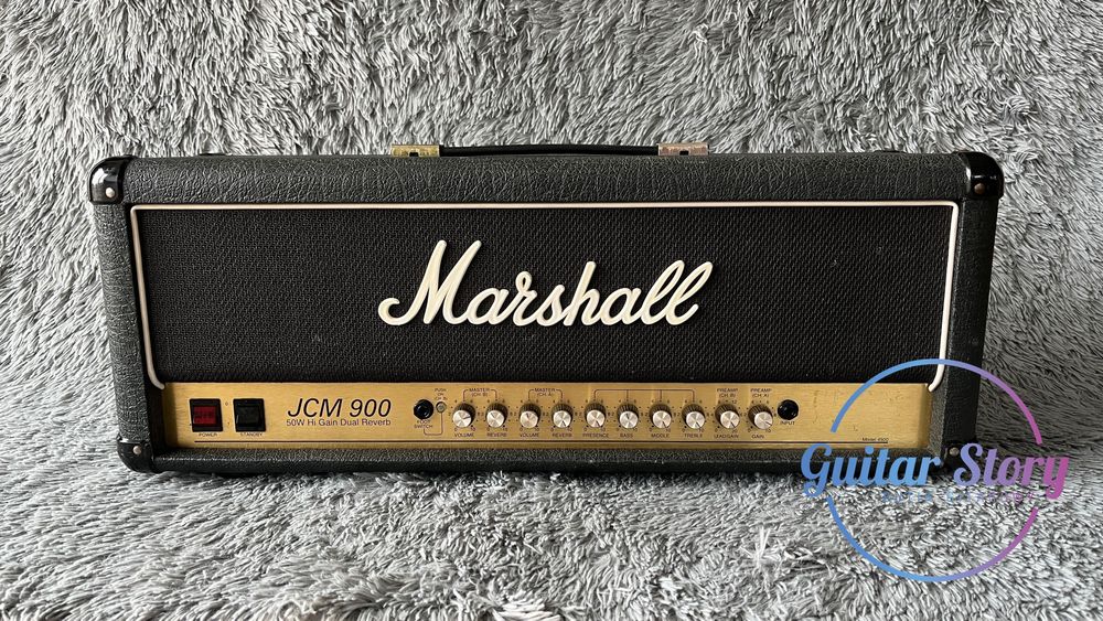 Marshall JCM900 4500 hi gain dual reverb 50-Watt Head