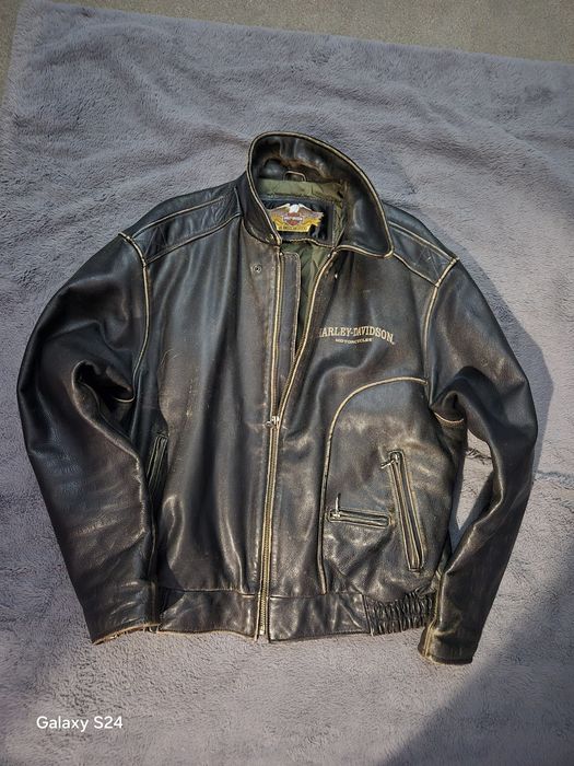 Harley Davidson Vitange skorzana  kurtka oryginal Roz.XL