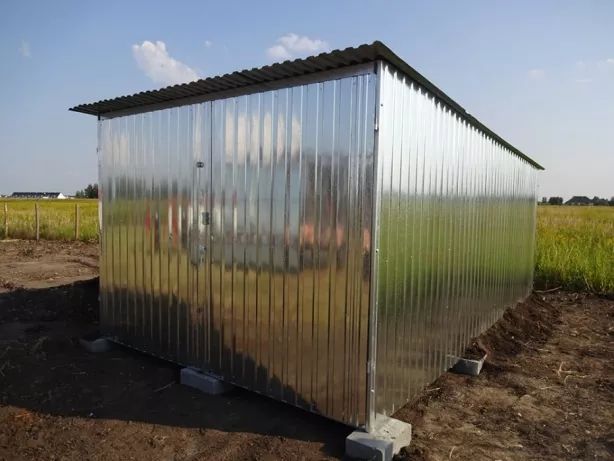 GARAŻ blaszany Blaszak 3x5 wzmocniony z dostawą i montażem GARAŻE