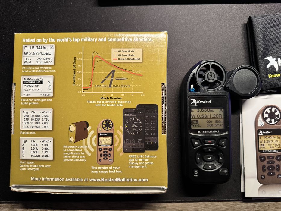 Метеостанція Kestrel 5700 Elite Ballistics black