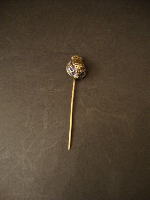 Pregador em Ouro e Prata com Diamantes e Rubis