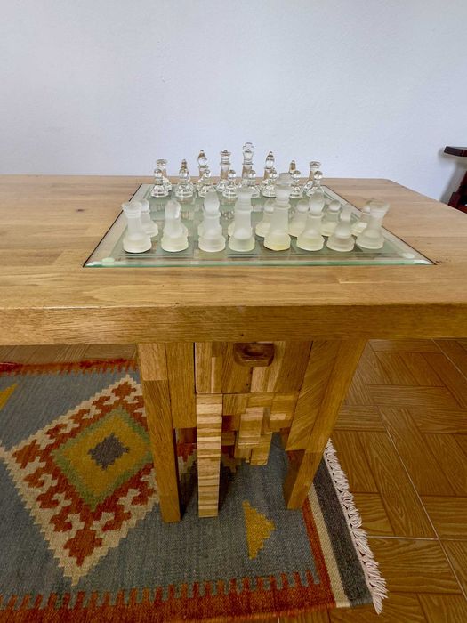 Mesa de xadrez/mesa de centro. Chess table/coffee table
