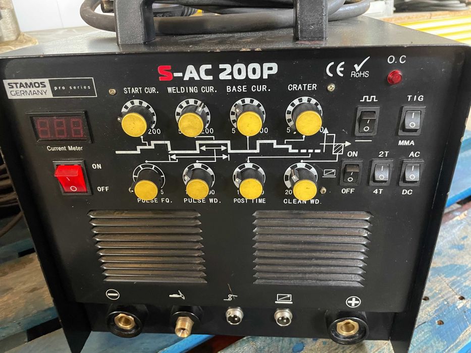 Maquina soldadura TIG STAMOS S-AC200 P