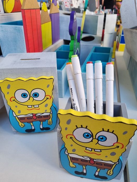 Skarbonka lub organizer SpongeBob Kanciastoporty