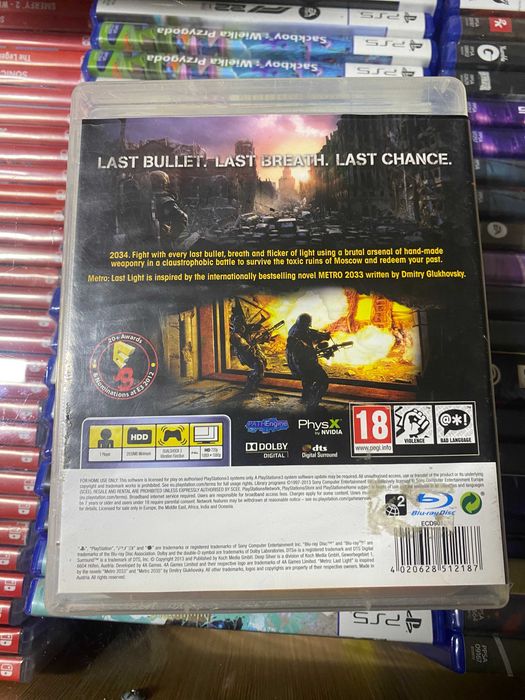 Metro: Last Light [PS3] PL