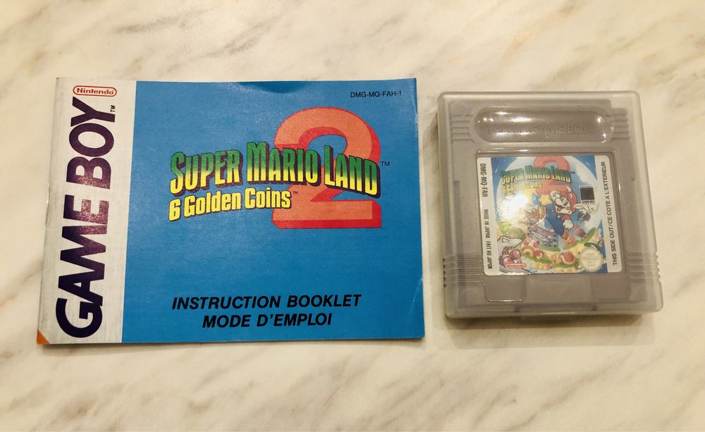 Gra Super Mario Land 2 Nintendo Game Boy Classic Unikalny komplet